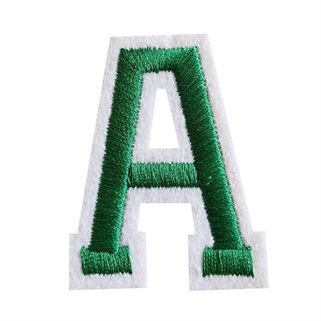 strygemærke-bogstav-A-grøn